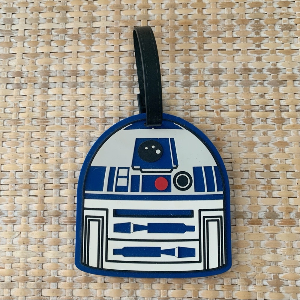 Add on Item $5 Star Wars R2-D2 Plastic Vinyl Luggage Tag